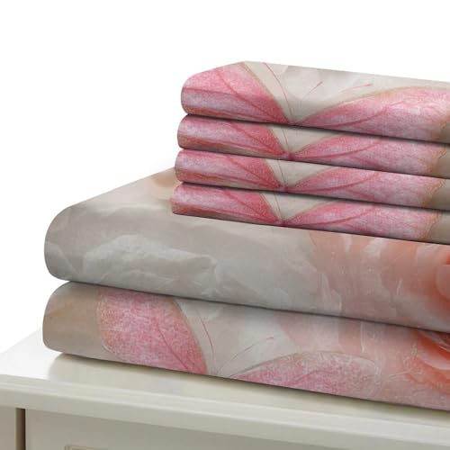 Parure de couette papillon 3D 140x200 microfbre lit simple