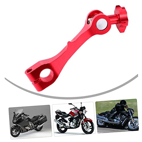 FAVOMOTO 1 Peça De Encaixe Do Pedal Da Alavanca Do Freio Reinstalar A Traseira Vermelha Da Motocicle