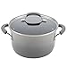 Rachael Ray Brights Nonstick Cookware Pots and Pans Set, Sea -Salt Gray