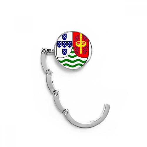Accroche sac pliable Sao Tomé-et-Principe de table 4,4 cm