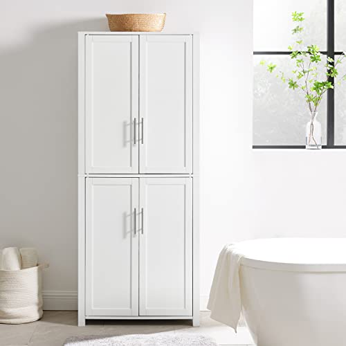 Crosley Furniture Savannah Tall Pantry, White #TOP7