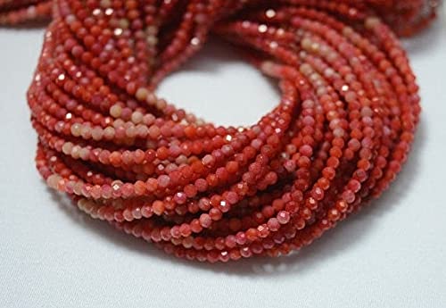 Perles corail rouge LKBEADS 5 brins de gemmes précieuses pour concevoir un bijou chargé d'histoire