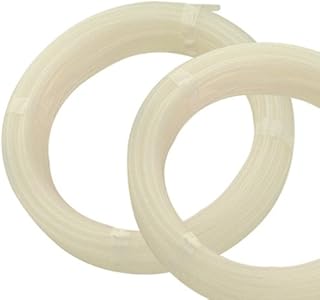 6mm ID x 8mm OD x 1mm Wall Natural Nylon 6 Tubing