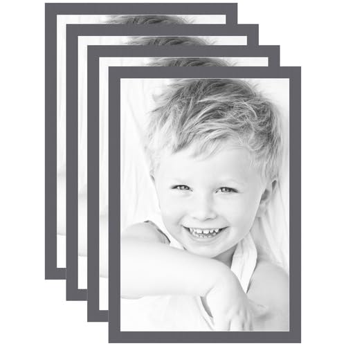 24x36 Granite/Mountain Grey Custom Mat for Picture Frame with 20x32 Opening Size (Mat Only, Frame NOT Included) - 4 Pack