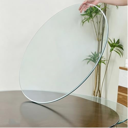 Dessus de table en verre trempé 60cm pour protéger et réparer un plateau abîmé