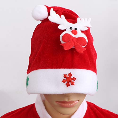 KESYOO Fantasia de Natal de Papai Noel Infantil Vestido Com Chapéu de Natal Roupas de Natal Bebê Nat