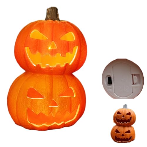 Sarinyパンプキンランタン 電池式 カボチャ ハロウィン 飾り かぼちゃ LEDライト カボチャのオブジェ 飾り付け ハロウィングッズ 装飾 カボチャ 置物 ハロウィン 飾り 玄関 ハロウィン グッズ 照明飾り おしゃれ パーティ イベント グッズ 小