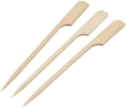 Bambu Golf Kürdan, 9 cm, 100'lü Paket