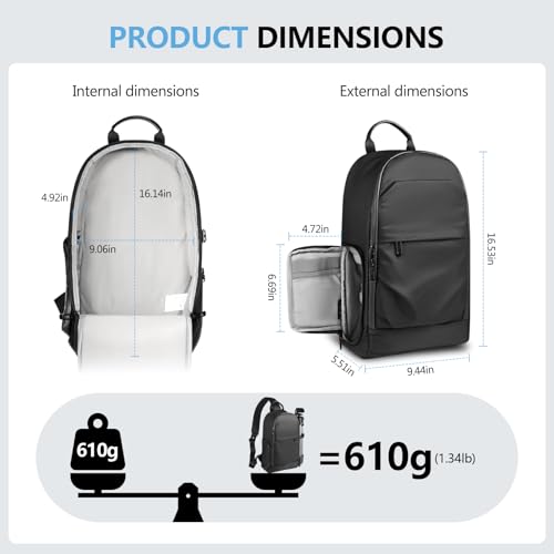 Bolso tipo bandolera para cámara DSLR impermeable negro miniatura 4