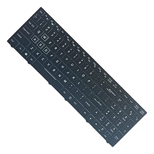 Teclado de laptop, retroiluminação RGB, inglês dos EUA para N850 N950 N857HK, Cvm15F23Usj430D Cvm15F