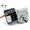 PN00220PS - AC 110-220vac Input Reversible 24v Brushless DC (BLDC) Dual Shaft Gear Motor Adjustable Variable Speed 25 RPM Maximum