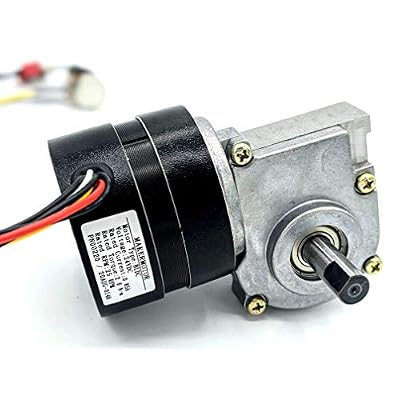 PN00220PS - AC 110-220vac Input Reversible 24v Brushless DC (BLDC) Dual Shaft Gear Motor Adjustable Variable Speed 25 RPM Maximum