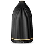 SALKING Diffusore di Oli Essenziali 100ml, Diffusore Profumo Ambiente Elettrico 8 LED, Vap...