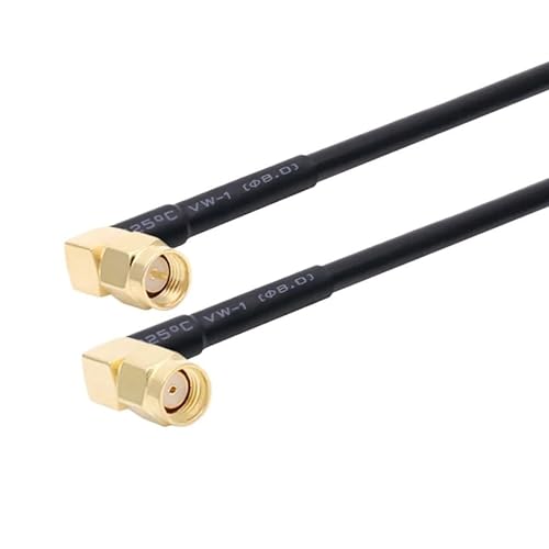 R*/F ���� RG58 �P�[�u�� SMA �I�X - SMA �I�X 50 �I�[�� WI/*FI an*/�e�i�����P�[�u�� �R�l�N�^ �A�_�v�^ �s�O�e�[��(SMA M90 to RP M90,20CM)