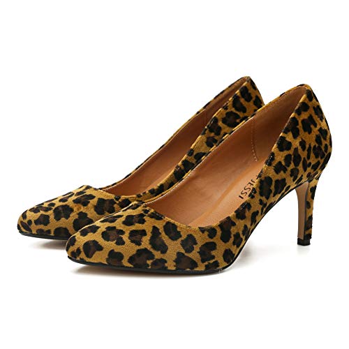 Image of Unisex Men's Women's Classic Mid Kitten Heel Pumps