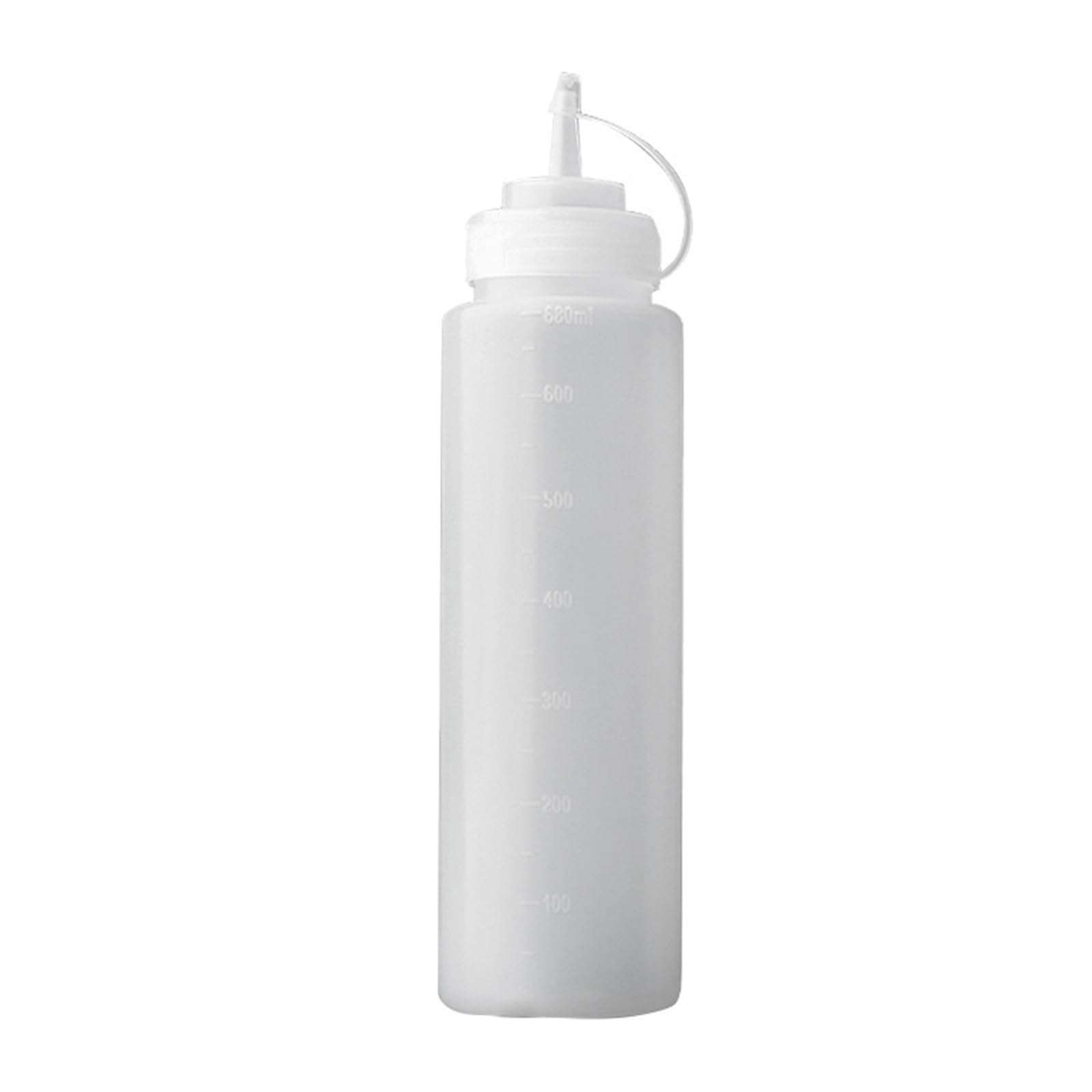 Bottiglia di condimento for vaso olio commerciale a punta in plastica trasparente spremuta for salsa insalata pomodoro da 10 pezzi per Condimenti(450ml)