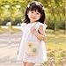 Imagen de AWAVM - Bolso bandolera para niñas con gafas de sol con flores