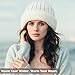 Bonuci 3 Pcs Winter Faux Fur Hat for Womens Trimmed Warm Fashion Hat Fluffy Soft Russian Hats Knit Stretch Cuffed Skull Cap