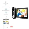 NIVIAN Interphone vidéo Intelligent sans Fil WiFi, écran Tactile 7" Full HD + App Tuya, Plaque extérieure IP65 avec Vision Nocturne, Audio bidirectionnel, ouvre-Porte à Distance, Smart Security