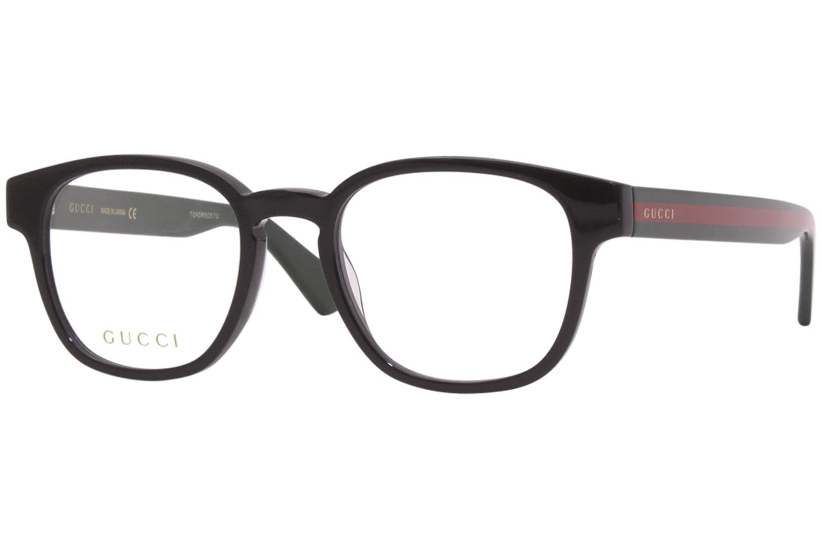 Gucci GG 0927O 001 Green Plastic Rectangle Eyeglasses 49mm