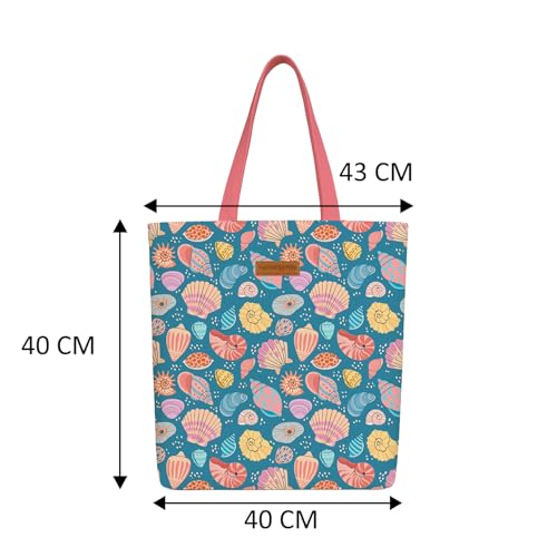 Image of The Purple Tree Eco-Friendly Canvas Tote Bag, Sustainable, Reusable Shopping, Beach, Travel or Everyday Tote, Wide Tote Bag