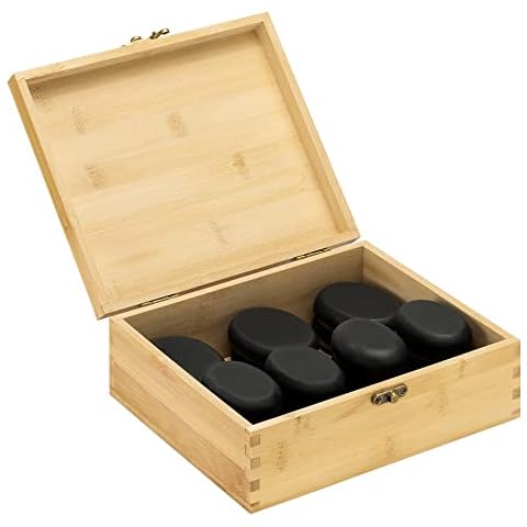 Navaris Hot Massage Stones Set of 18 Cover