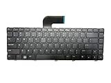 Rangale Replacement Keyboard with Frame for Del-l Inspiro-n 14R N4110 N4120 M4110 N4050 N5040 N5050...