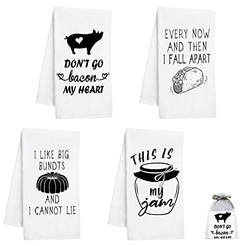 Nialnant Decorative Kitchen Towels,Cute Dish Towels For Drying Dishes,Funny Gift Perfect For Housewarming Gift Mothers Day Birthday Wedding Kitchen Decor New Home (Cute Pig - 16 X 23.6 Inch) #TOP11