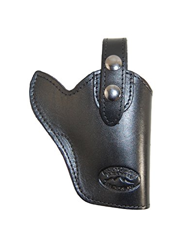 Barsony Holsters and Belts 11BL-Size4 Leather Outside The Waistband Holster, Black, Size 4, Right Barsony Holsters and Belts 11BL-Size4 Leather Outside The Waistband Holster, Black, Size 4, Right