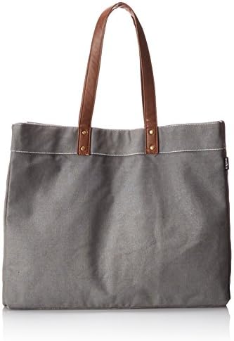 MAIKA Recycled Canvas Carryall Tote Bag, Waxed Ash
