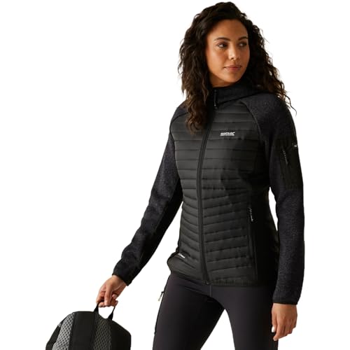 Regatta Womens Anderson Hybrid Jacket Padded Lightweight Stretch Winter Layer Top