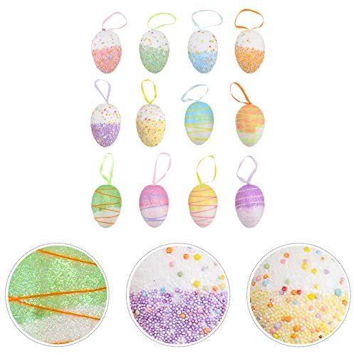 DOITOOL 36 peças favor e arte artesanato com glitter pintado na escola ornamentos decorativos colori