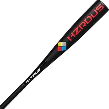 True Temper HZRDUS USSSA 2 3/4" Baseball Bat Drop -10 Black/Red, 32/22