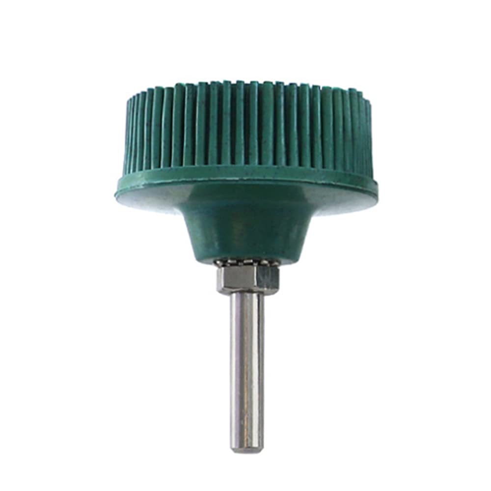 Rueda de Pulido, Cepillo Abrasivo de Esmeril Y Caucho de 2 Pulgadas, Muela de Pulido para Eliminación de Óxido de Rebabas/a/1Pcs Green50#Grit