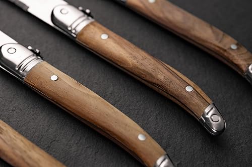 Set of 6 Knives - Laguiole Héritage - Made in France (Dark Wood) by LAGUIOLE HERITAGE - Image 8