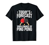 Ping Pong Juego de paleta de pelotas de jugador de tenis de Camiseta