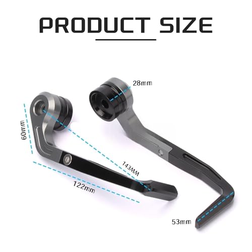 Protections de levier frein CNC empêche casse commandes moto 22mm - 5