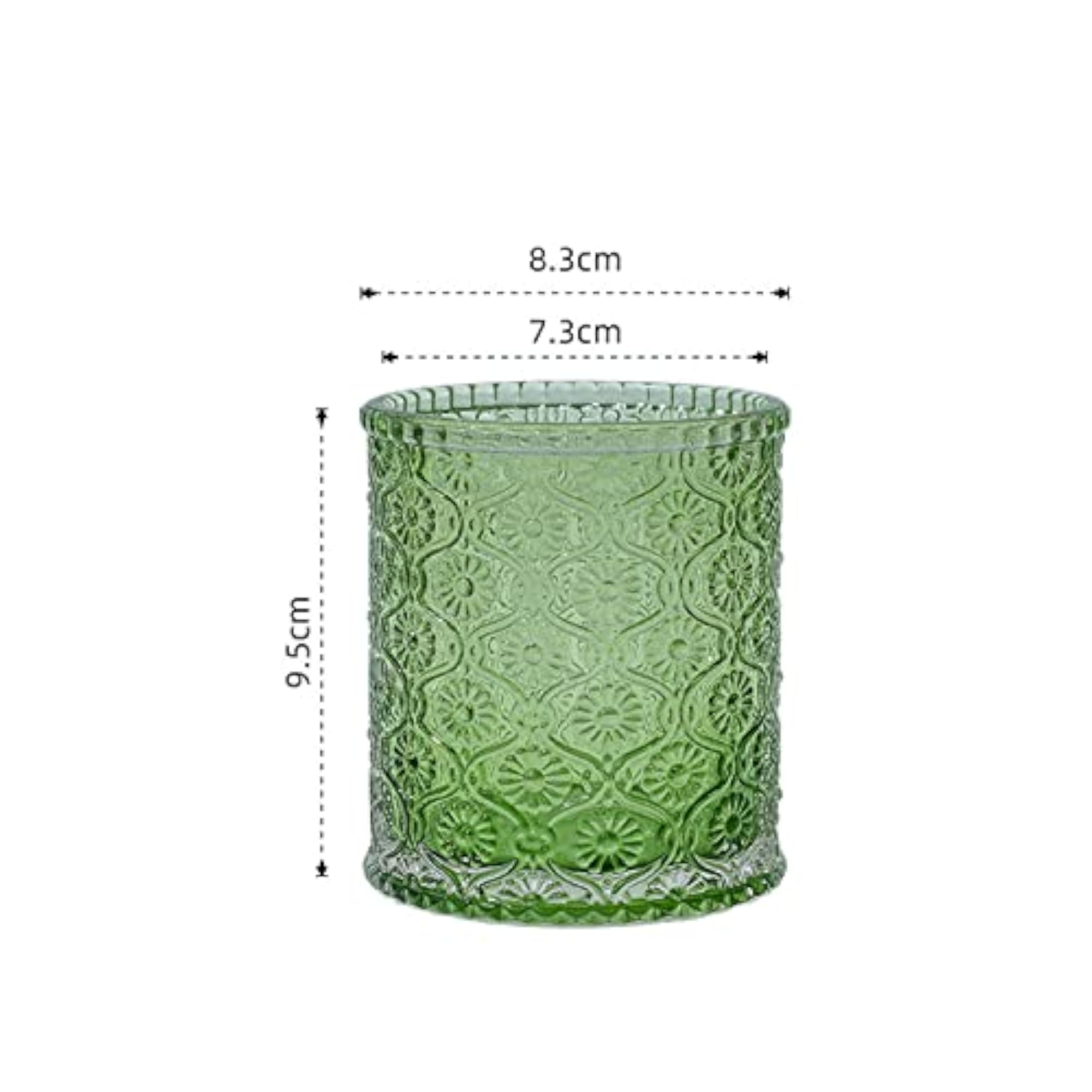 Cosmetic Storage Box for Makeup Brushes, Green Holder