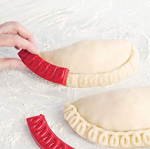 Talisman Designs Pastry Stamps | Set of 3 | Pie Crust Embosser | Pie Decorating Tools & Gadgets | Pie Baking Crust Cutters | Cute & Functional Kitchen Supplies - Thumbnail 2