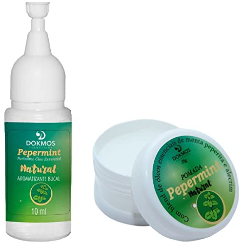 Kit Aromatizador Bucal Hortela E Pomada Refrescante Dokmos