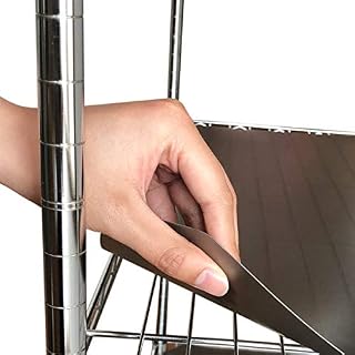 BRIAN & DANY 14" x 30" Wire Shelf Liners(Rolled 5Pk), Clear/Gray Waterproof Utility