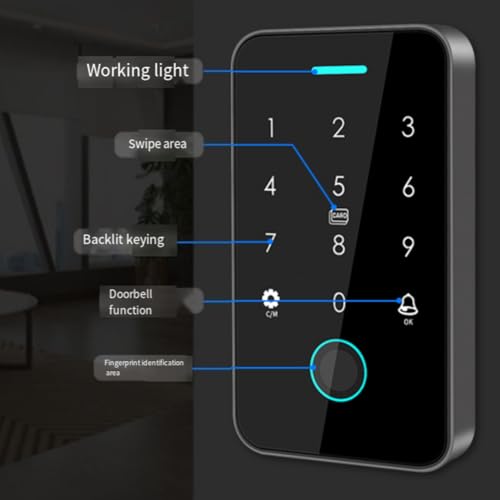 Ouvre-porte double RFID et NFC étanche IP67 pour extérieur