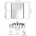 FENCHILIN Lighted Makeup Mirror with Bluetooth Speaker(15