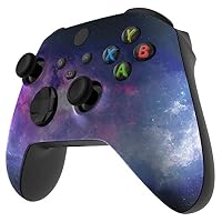 eXtremeRate DIY-Ersatz Front Gehäuse Case für Xbox Series X&S Controller, Custom Vordere Hülle Matte Faceplate Cover Zubehör für Xbox Core Controller Model 1914-Nebelgalaxie – Ansicht 5