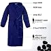 Twinzen Bata Hombre, Albornoz de baño (XL, Azul Oscuro) - Oeko Tex,...