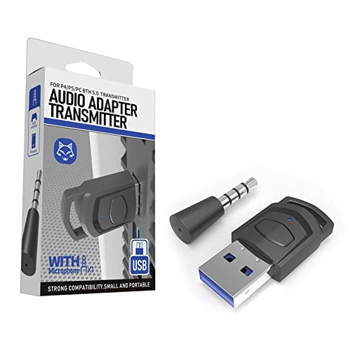 Transmissor De Áudio Bluetooth Compatível Com Playstation 5 PS4 e Computador Para Fone de Ouvido Ada