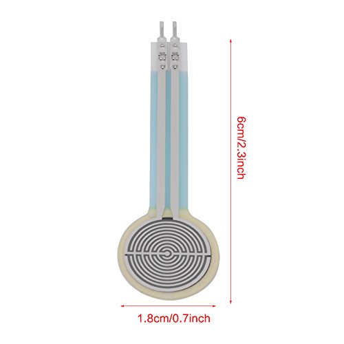 0.5 Inch Dia Fsr402 Resistive Thin Film Pressure Sensor Force Sensing Resistor 0-10Kg For Arduino #TOP1