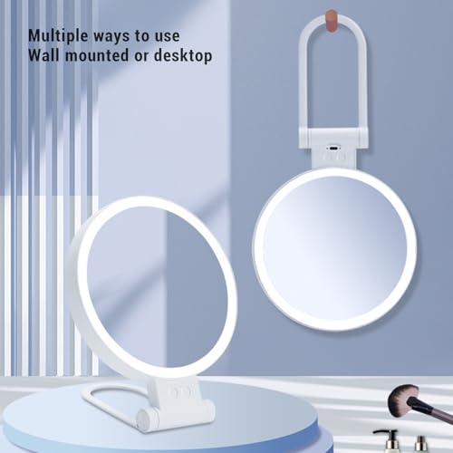 Espejo de Maquillaje de Viaje LICAEVEY con Luz 20X miniatura 2