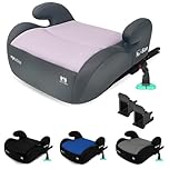 My Babiie MBCSB20 Child Booster Seat - ISOFIX, R129 i-Size 125-150cm (Group 3, 6 to 12 Years Approx.) Portable Kids Car Seat, Comfortable, Compact, Lightweight, Ideal for Travel - Pink & Grey