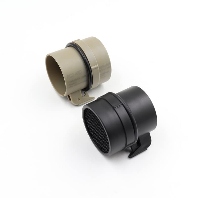 Red Dot Scope Lens Protection Net Cover Honeycomb Mesh Hood (Black)